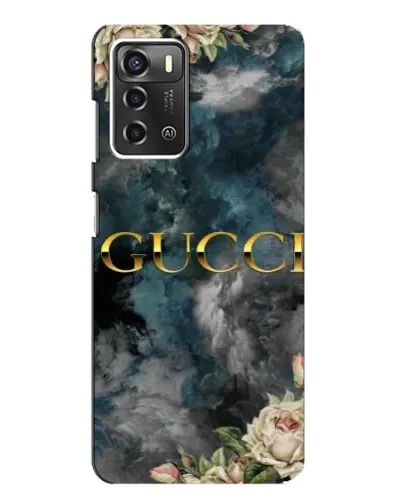 Чехол для ZTE Blade A52 с картинкой «Абстрактные цветы Gucci» Чехол для ZTE Blade A52 с картинкой «Абстрактные цветы Gucci»