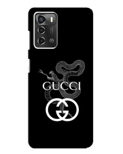 Чехол для ZTE Blade A52 с картинкой «Gucci — серебряная змея» Чехол для ZTE Blade A52 с картинкой «Gucci — серебряная змея»