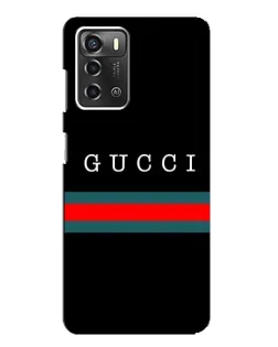 Чехол для ZTE Blade A52 с картинкой «Gucci — красный пояс»
