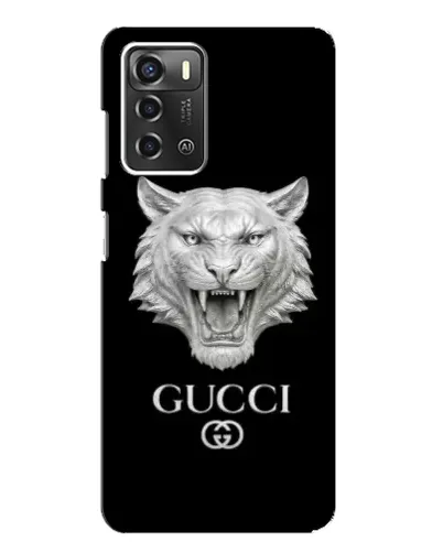 Чехол для ZTE Blade A52 с картинкой «Gucci — серебряный лев» Чехол для ZTE Blade A52 с картинкой «Gucci — серебряный лев»