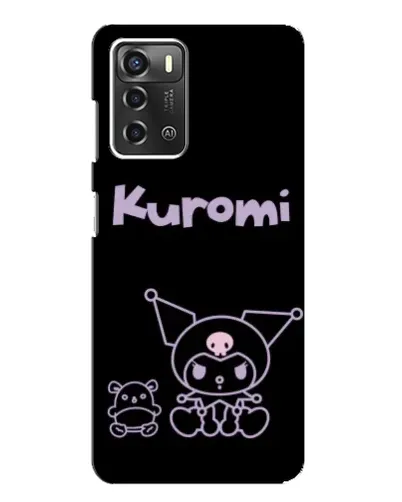 Чохол для ZTE Blade A52 з картинкою «Kuromi — чорний мінімалізм» Чохол для ZTE Blade A52 з картинкою «Kuromi — чорний мінімалізм»