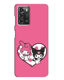 Чехол для ZTE Blade A52 с картинкой «Kuromi и My Melody» Чехол для ZTE Blade A52 с картинкой «Kuromi и My Melody»