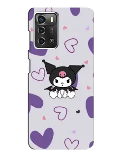 Чехол для ZTE Blade A52 с картинкой «Kuromi и лавандовые сердца» Чехол для ZTE Blade A52 с картинкой «Kuromi и лавандовые сердца»