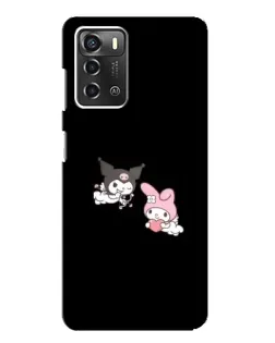 Чехол для ZTE Blade A52 с картинкой «My Melody и Kuromi» Чехол для ZTE Blade A52 с картинкой «My Melody и Kuromi»