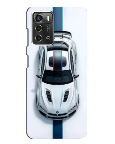 Чехол для ZTE Blade A52 с картинкой «Вид сверху — BMW M»