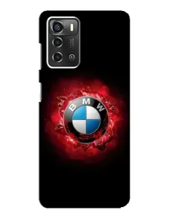 Чехол для ZTE Blade A52 с картинкой «Логотип BMW — вспышка» Чехол для ZTE Blade A52 с картинкой «Логотип BMW — вспышка»