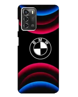 Чехол для ZTE Blade A52 с картинкой «Логотип BMW и неоновые дуги» Чехол для ZTE Blade A52 с картинкой «Логотип BMW и неоновые дуги»