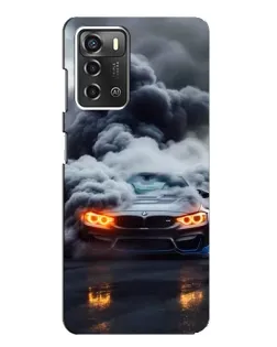 Чехол для ZTE Blade A52 с картинкой «BMW в дыму» Чехол для ZTE Blade A52 с картинкой «BMW в дыму»