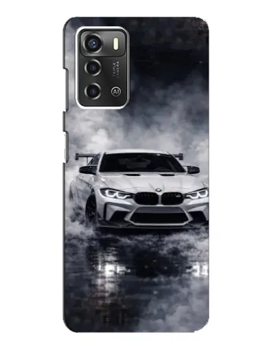 Чехол для ZTE Blade A52 с картинкой «BMW сквозь туман»