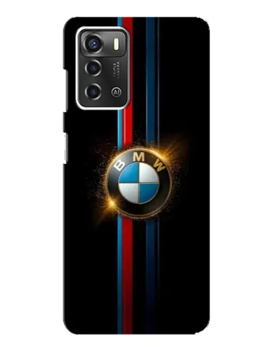 Чехол для ZTE Blade A52 с картинкой «BMW M-Power неон»