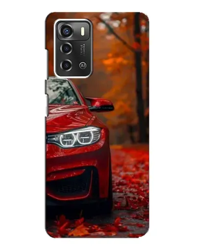 Чехол для ZTE Blade A52 с картинкой «Осенняя BMW M4»