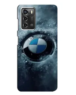 Чехол для ZTE Blade A52 с картинкой «Логотип BMW — лед» Чехол для ZTE Blade A52 с картинкой «Логотип BMW — лед»