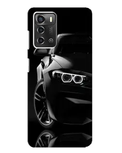 Чехол для ZTE Blade A52 с картинкой «Черная BMW — профиль» Чехол для ZTE Blade A52 с картинкой «Черная BMW — профиль»