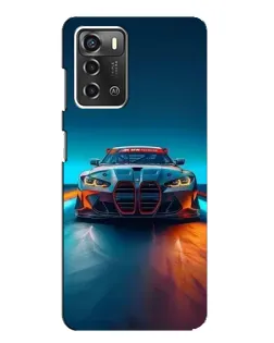 Чехол для ZTE Blade A52 с картинкой «BMW — огни неона» Чехол для ZTE Blade A52 с картинкой «BMW — огни неона»