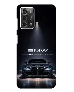 Чехол для ZTE Blade A52 с картинкой «BMW сквозь ночной город» Чехол для ZTE Blade A52 с картинкой «BMW сквозь ночной город»