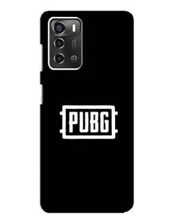 Чохол для ZTE Blade A52 з картинкою «Лого BMW — металевий блиск»