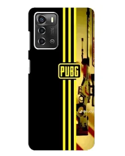 Чохол для ZTE Blade A52 з картинкою «PUBG — камуфляжний шолом»