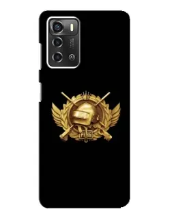 Чохол для ZTE Blade A52 з картинкою «PUBG — помаранчевий градієнт»