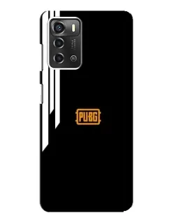 Чохол для ZTE Blade A52 з картинкою «PUBG — вертикальні лінії»