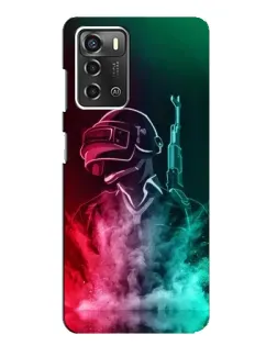 Чохол для ZTE Blade A52 з картинкою «PUBG — вогняний воїн»