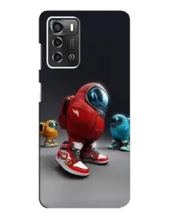 Чохол для ZTE Blade A52 з картинкою «Among Us — 3D стиль»