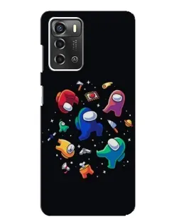 Чохол для ZTE Blade A52 з картинкою «Among Us космос»