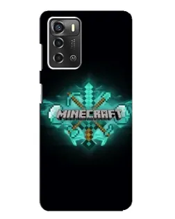 Чохол для ZTE Blade A52 з картинкою «Minecraft Diamond лого» Чохол для ZTE Blade A52 з картинкою «Minecraft Diamond лого»