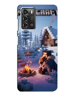 Чохол для ZTE Blade A52 з картинкою «Зимовий Minecraft» Чохол для ZTE Blade A52 з картинкою «Зимовий Minecraft»
