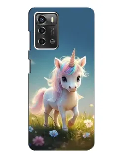 Чехол для ZTE Blade A52 с картинкой «Единорог на поляне» Чехол для ZTE Blade A52 с картинкой «Единорог на поляне»