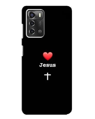 Чехол для ZTE Blade A52 с картинкой «Сердце - Jesus» Чехол для ZTE Blade A52 с картинкой «Сердце - Jesus»