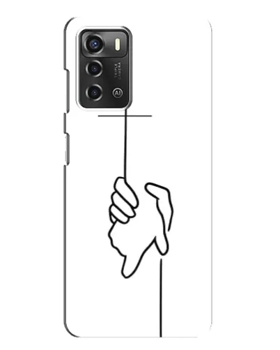 Чехол для ZTE Blade A52 с картинкой «Рука держит» Чехол для ZTE Blade A52 с картинкой «Рука держит»