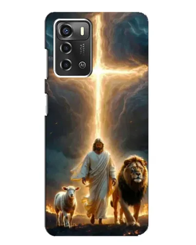 Чехол для ZTE Blade A52 с картинкой «Лев Иуды и Свет» Чехол для ZTE Blade A52 с картинкой «Лев Иуды и Свет»
