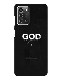 Чехол для ZTE Blade A52 с картинкой «GOD — Бог над всем» Чехол для ZTE Blade A52 с картинкой «GOD — Бог над всем»