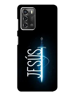 Чехол для ZTE Blade A52 с картинкой «Меч Духа Jesus» Чехол для ZTE Blade A52 с картинкой «Меч Духа Jesus»