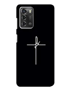 Чехол для ZTE Blade A52 с картинкой «Тонкий крест» Чехол для ZTE Blade A52 с картинкой «Тонкий крест»