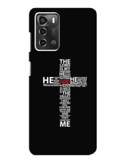 Чехол для ZTE Blade A52 с картинкой «Текстовый крест» Чехол для ZTE Blade A52 с картинкой «Текстовый крест»
