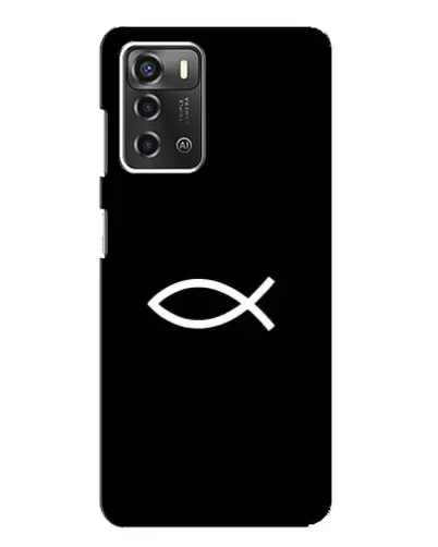 Чехол для ZTE Blade A52 с картинкой «Символ рыбы Jesus» Чехол для ZTE Blade A52 с картинкой «Символ рыбы Jesus»