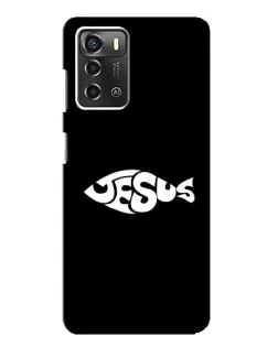 Чехол для ZTE Blade A52 с картинкой «Рыба Jesus» Чехол для ZTE Blade A52 с картинкой «Рыба Jesus»