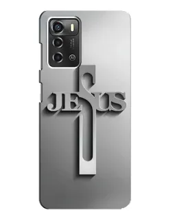 Чехол для ZTE Blade A52 с картинкой «Металлический крест Jesus» Чехол для ZTE Blade A52 с картинкой «Металлический крест Jesus»