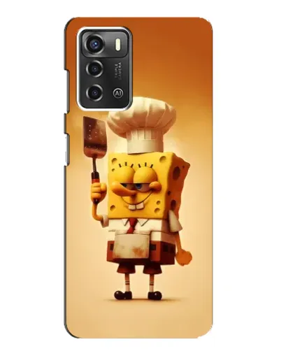 Чехол для ZTE Blade A52 с картинкой «Губка Боб повар» Чехол для ZTE Blade A52 с картинкой «Губка Боб повар»