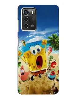 Чехол для ZTE Blade A52 с картинкой «Развлечения на пляже»