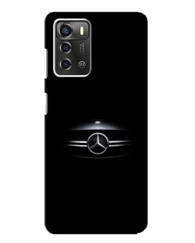 Чехол для ZTE Blade A52 с картинкой «Mercedes — абстрактные линии»