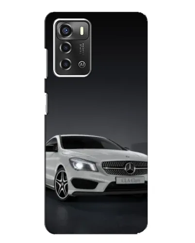 Чехол для ZTE Blade A52 с картинкой «Mercedes AMG GT Silver»