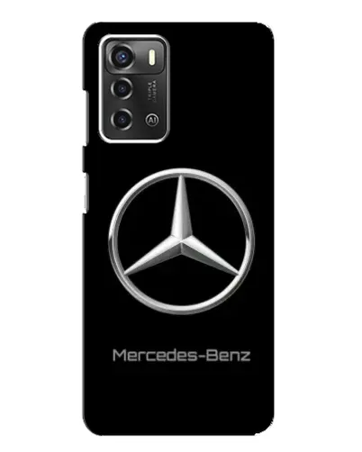 Чехол для ZTE Blade A52 с картинкой «Mercedes Silver Logo»