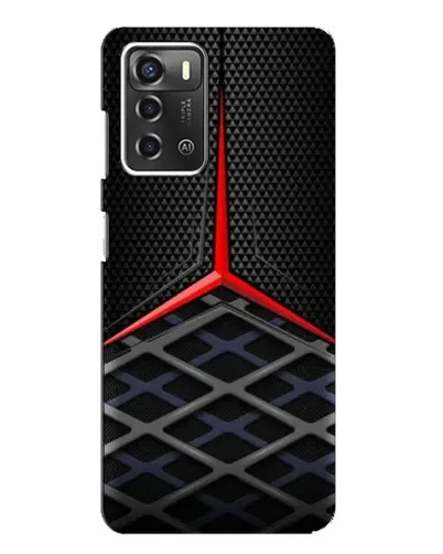 Чехол для ZTE Blade A52 с картинкой «Mercedes Carbon Grid»
