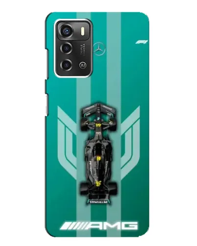 Чехол для ZTE Blade A52 с картинкой «Mercedes AMG Petronas»
