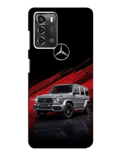 Чехол для ZTE Blade A52 с картинкой «Mercedes G-Class красный»