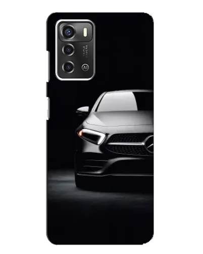Чехол для ZTE Blade A52 с картинкой «Свет фар Mercedes»