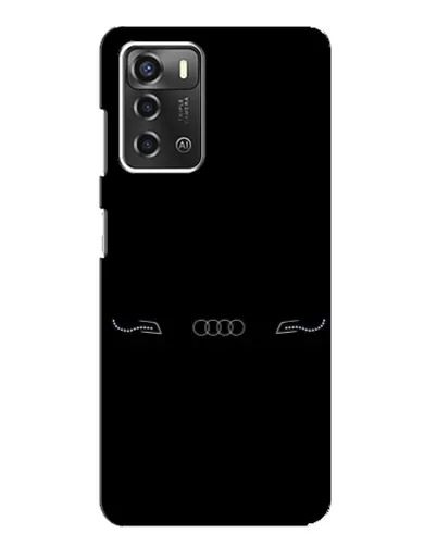 Чехол для ZTE Blade A52 с картинкой «Audi — световой подпись»