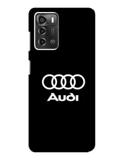 Чехол для ZTE Blade A52 с картинкой «Классическое лого Audi»